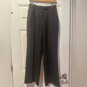 Dolce & Gabbana Charcoal Wool Pinstripe Pants